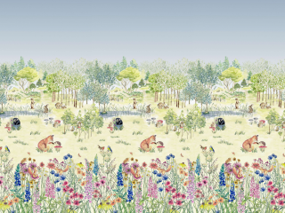 Little Greene behang Potter's Woodland Spring