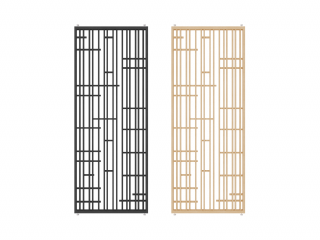 Roomdivider Higashi in Japandi stijl toegepast in woning