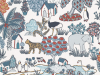 Little Greene behang Animal Kingdom Bassoon